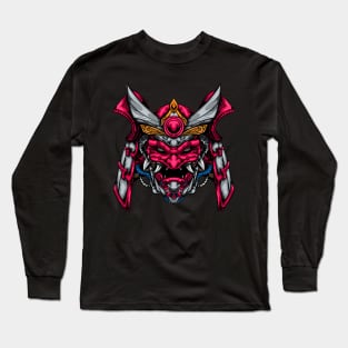 samurai mask Long Sleeve T-Shirt